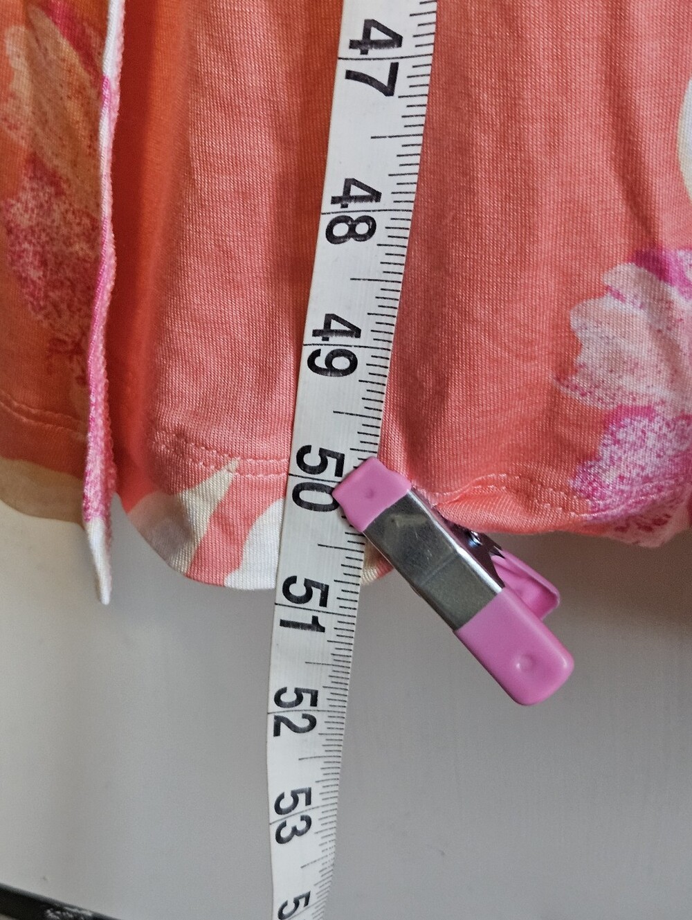 0075 Tommy Bahama Relax Tropical Floral Maxi Dress Peach Island Resort Medium - Picture 13 of 13